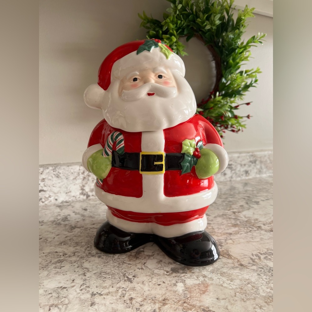Ceramic Santa Cookie Jar